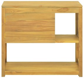 ΈΠΙΠΛΟ ΜΠΑΝΙΟΥ 85X40X75 ΕΚ. ΑΠΟ ΜΑΣΙΦ ΞΥΛΟ TEAK 338238