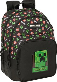 Σχολική Τσάντα Minecraft Μαύρο 32 x 42 x 15 cm