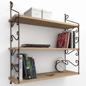 Ραφιέρα Τοίχου Seramoni 775DCM1711 72x20x80cm Oak