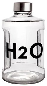 Μπουκάλι Νερού Γυάλινο Διάφανο 900ml H2O  Max Home ZT18QKHGS