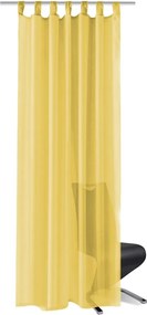 vidaXL Κουρτίνες Βουάλ 2 τεμ. Κίτρινες 140 x 175 εκ.