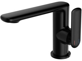 Μπαταρία Νιπτήρος America Nero 38-3436 Με Κλικ Black Gloria Metal