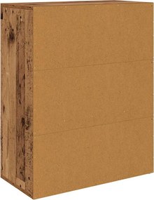 vidaXL Sideboard Παλιό ξύλο 60x30x75 cm Ξύλο μηχανής