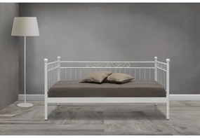 Αλεξία Μεταλλικός Τριθέσιος Καναπές Κρεβάτι (Για Μονό Στρώμα 90×190)