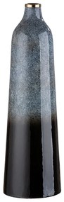 Βάζο ArteLibre Κωνικό Μαύρο/Γκρι Μέταλλο 49cm-05160321