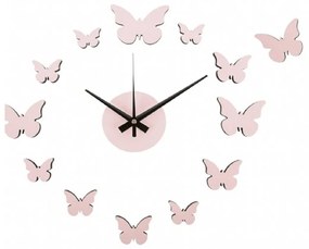 Ρολόι Τοίχου DIY Butterfly KA6000LP 35cm Light Pink Karlsson
