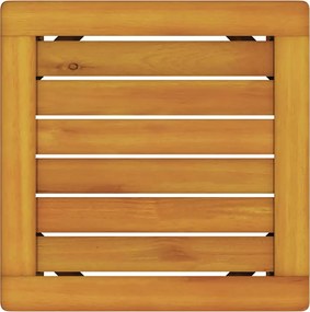 vidaXL Ξαπλώστρα 2 pcs Καφέ Στερεό Ξύλο Ακακίας