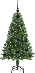 vidaXL Τεχνητό Χριστουγεννιάτικο Δέντρο με 150 LED Πράσινο 120 cm