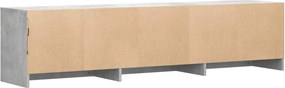 vidaXL Ντουλάπι TV Σκυρόδεμα 165 x 34 x 40 εκ. Επεξεργασμένο ξύλο