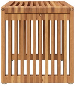 vidaXL Τραπεζάκι Κήπου 50x32.5x35 cm Μασίφ ξύλο teak