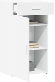 vidaXL Συρταριέρα Λευκή 50x42,5x93 εκ. από Επεξεργασμένο Ξύλο
