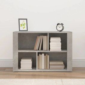 vidaXL Ντουλάπι Γκρι Σκυροδέματος 80x30x54 εκ. Επεξεργασμένο Ξύλο