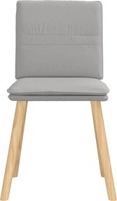 vidaXL Καρέκλες τραπεζαρίας 6 τεμ Cloud Grey Fabric