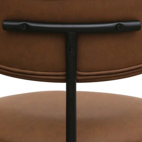 Roxy Office Chair Dark Brown