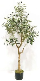 Τεχνητό Δέντρο Ελιά Ascolano 1990-6 120cm Green Supergreens Polyethylene,Fabric
