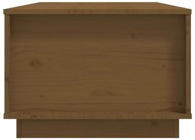 vidaXL Τραπεζάκι Σαλονιού Καφέ Μελί 100x50x35 εκ. Μασίφ Ξύλο Πεύκου