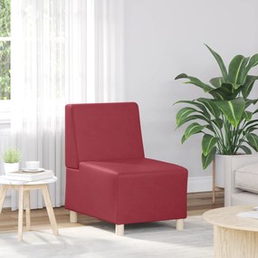 vidaXL Καναπέδες 3 pcs Μπορντό 55 x 74 x 82 εκ. Τεχνητό δέρμα