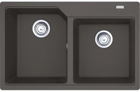 Franke Urban UBG 620-78 Ένθετος Γρανιτένιος Νεροχύτης 80cm Slate Grey
