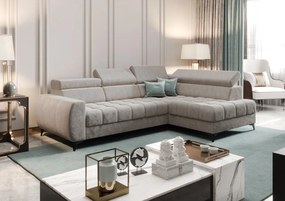 Γωνιακός καναπές Calyra Mini-Δεξιά-Μπεζ