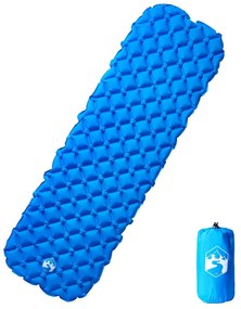 vidaXL Στρώμα Κάμπινγκ Φουσκωτό Μονό Μπλε 190x58x6 εκ.