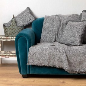 Ριχτάρι Parnassos Anthracite-Grey Aslanis Home Διθέσιο 180x250cm Βαμβάκι-Polycotton