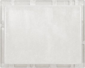 vidaXL Ράφι Ντουζιέρας Λευκό Ματ 41 x 51 x 10 εκ.