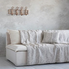 Ριχτάρι Piel Grey Nima Armchair 180x180cm Cotton-Polyester
