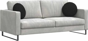 vidaXL Μαξιλάρια καθισμάτων 2 pcs Μαύρο Ø40 x 13 εκ ύφασμα