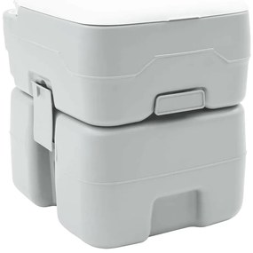 vidaXL Τουαλέτα Κάμπινγκ Γκρι 41.5 x 36.5 x 42 εκ.