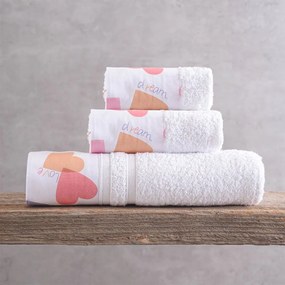 Πετσέτες Zoey (Σετ 3τμχ) Multi Ρυθμός Towels Set 70x140cm 100% Πενιέ Βαμβάκι