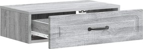 vidaXL Τραπεζάκι Τοίχου 59 x 34,5 x 17 εκ. Επεξεργασμένο Ξύλο