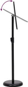 vidaXL Βάσεις Αφισών 2 pcs Μαύρο 32,7 x 24 x 108 εκ. Αλουμίνιο
