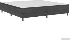 vidaXL Πλαίσιο Κρεβατιού Boxspring Γκρι 180 x 200 εκ. Υφασμάτινο