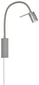 Απλίκα Φωτιστικό Τοίχου LED Νίκελ River 30408 Fischer Honsel-30408-Νίκελ Ματ 30408