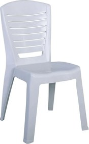 VIDA Καρέκλα Κήπου - Βεράντας Στοιβαζόμενη, PP Άσπρο   1τμχ