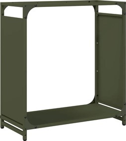 vidaXL Ράφι Καυσόξυλων 60x28x65 εκ. Χάλυβας ψυχρής έλασης