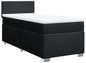 ΚΡΕΒΑΤΙ BOXSPRING ΜΕ ΣΤΡΩΜΑ ΜΑΥΡΟ 90X190 ΕΚ.ΥΦΑΣΜΑΤΙΝΟ 3285738