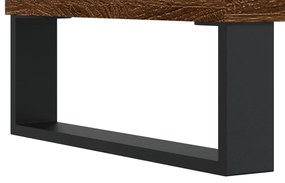 vidaXL Δισκοθήκη Καφέ Δρυς 85 x 38 x 48 εκ. από Επεξεργασμένο Ξύλο