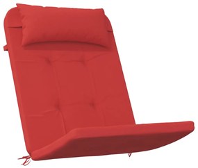 vidaXL Μαξιλάρια Καρέκλας Adirondack 2 τεμ. Κόκκινο από Ύφασμα Oxford