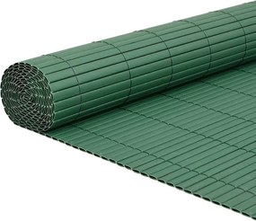 vidaXL Φράχτης Κήπου Διπλής Όψης Πράσινος 1,8x3 μ. PVC