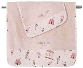 Πετσέτες Βρεφικές Enjoy (Σετ 2τμχ) Pink Saint Clair Towels Set 70x130cm 100% Βαμβάκι