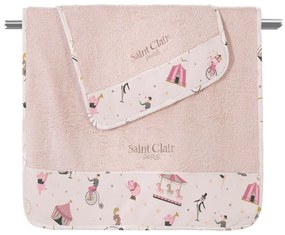 Πετσέτες Βρεφικές Enjoy (Σετ 2τμχ) Pink Saint Clair Towels Set 70x130cm 100% Cotton