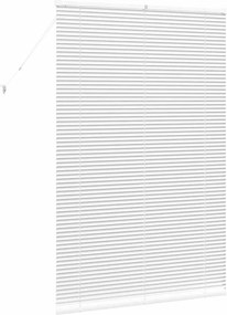 vidaXL Βενετσιάνικες Ρόδες Λευκό 175 x 115 εκ Αλουμίνιο
