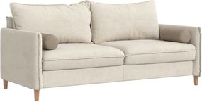 vidaXL Μαξιλάρια Στήριγμα 2 pcs Taupe Ø 15 x 40 εκ Ύφασμα Μικροΐνας