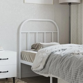 vidaXL Ανταλλακτικό κεφαλάρι Λευκό 75 εκ. Μεταλλικό