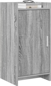 vidaXL Πλαϊνό γραφείο Γκρι Sonoma 40 x 36 x 80 εκ Επεξεργασμένο Ξύλο
