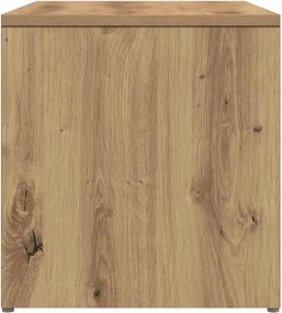 vidaXL Side Table Artisan Oak 59x36x38 cm Κατασκευασμένο ξύλο