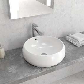 Νιπτήρας Επικαθήμενος LT 3104 44,5x44,5x21,5cm White Karag Πορσελάνη