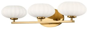 Απλίκα Φωτιστικό Μπάνιου 3xG9 IP44 Pim Quintiesse Elstead Lighting-QN-PIM3-FXG-Χρυσό QN-PIM3-FXG