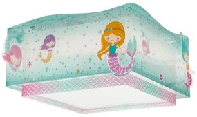 Πλαφονιέρα Παιδικό Φωτιστικό Οροφής 63446 Mermaids Ango-63446-Πολύχρωμο 63446